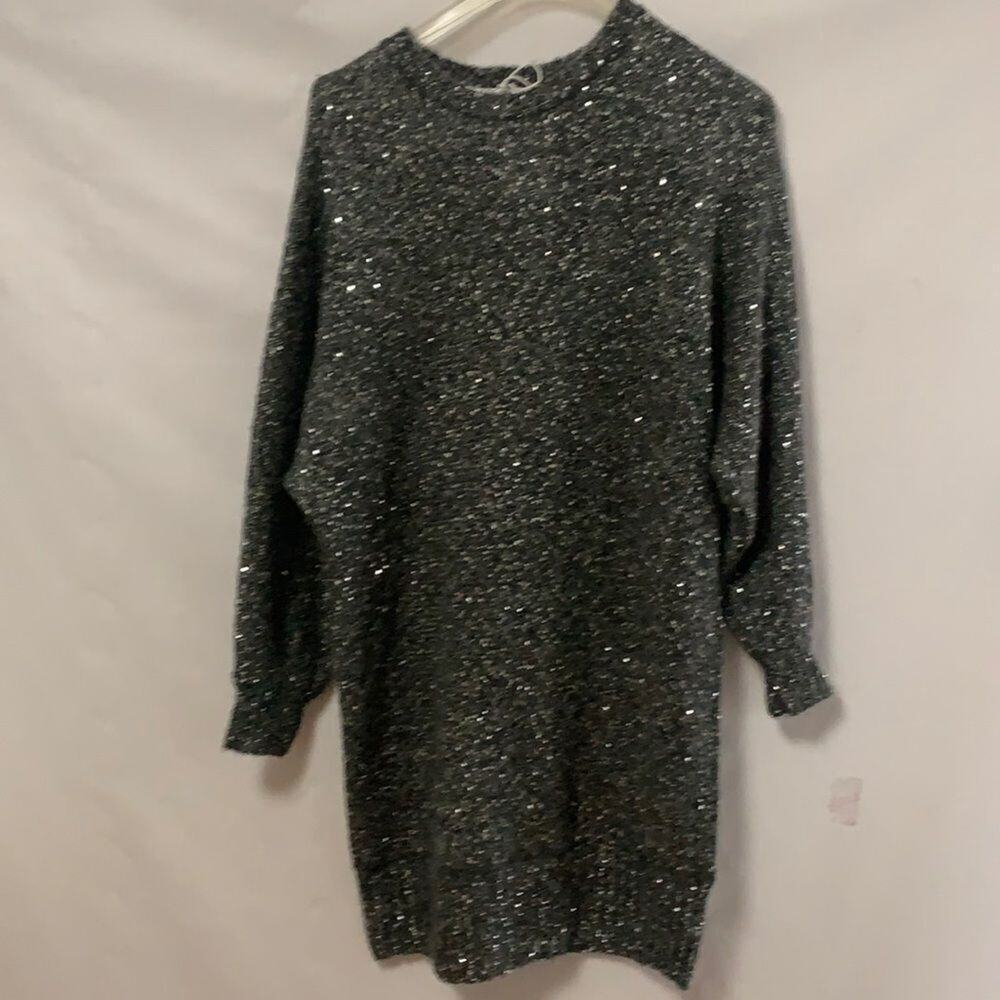 NWT FRAME HEATHER SMOKE‎ TUNIC SWEATER DRESS SZ S/P